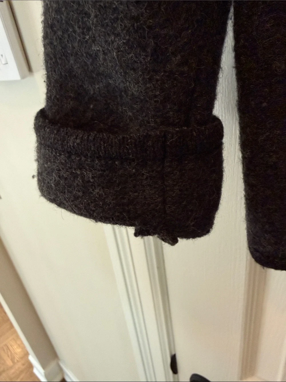 Jacadi Dark Gray Wool Knit Jacket